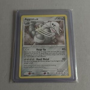 Pokemon TCG: Aggron Mysterious Treasures 1/123 Holo